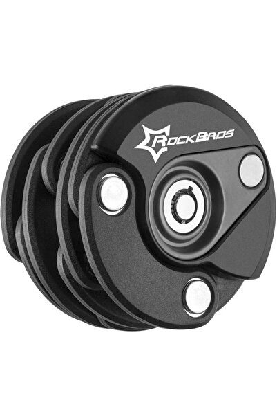 ROCKBROS WL798 Αναδιπλούμενη Κλειδαριά Ποδηλάτου Τύπου U - Μαύρο - (WL798BK)