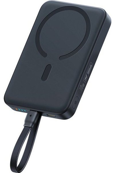 Baseus Power Bank 10000 mAh, 30W + Ενσωματωμένο καλώδιο Type-C, Enerfill FM11...