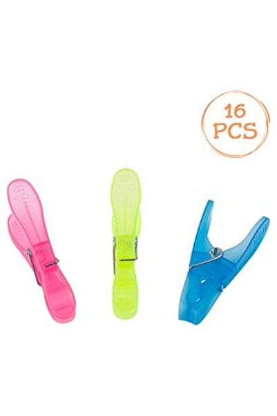 OEM Carlige din Plastic Fucsia Bleu Verde pentru Rufe 8cm - 16cm