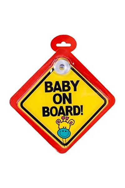 OEM Placuta Auto "Baby on Board"" 22x22cm"