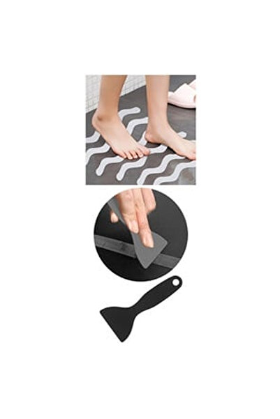 OEM White Zigzag Anti-Slip Stickers - 6pcs
