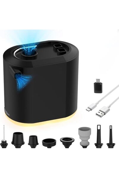 NALACAL Mini Portable Air Pump for inflatables, Tiny Pump Electric with Campi...