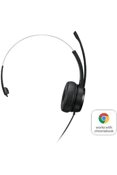 LENOVO 100 Μονοφωνικά Ακουστικά USB (Μαύρο) - (4XD1B61617)