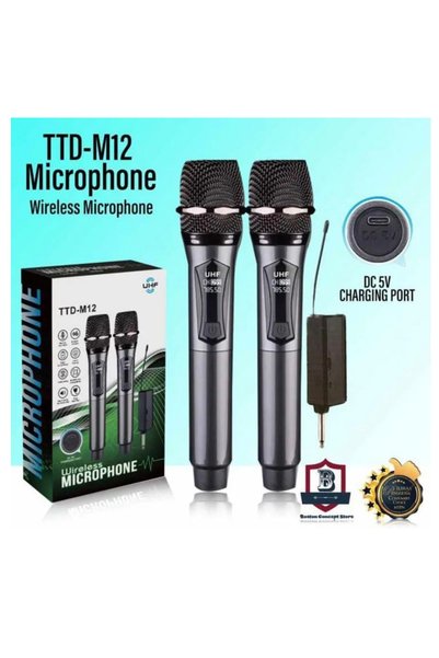 ErginGroup Şarjlı Taşınabilir El Tipi Amfi Hoparlör Uyumlu Karaoke Sahne UHF ...