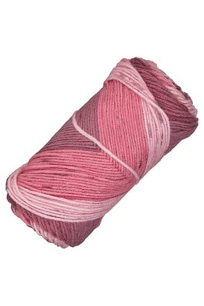 OEM Acrylic Knitting Yarn Bicolor Salmon Pink 100g