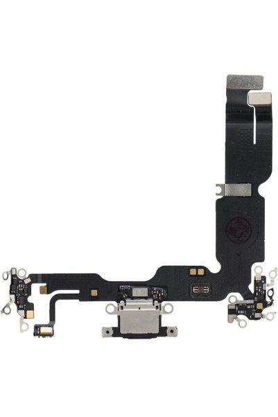 OEM Καλωδιοταινία φόρτισης USB για iPhone 15 Plus Μαύρο (αποσυναρμολογημένο)