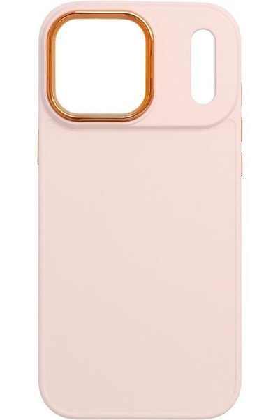 OEM Θήκη για iPhone 17 Pro Max / 18 Pro Max με πλαίσιο σε ροζ πούδρα