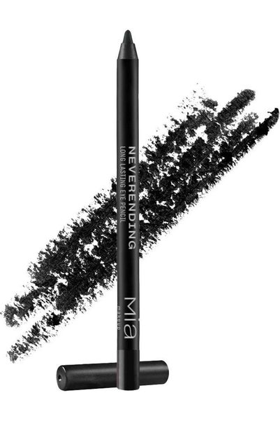 MIA COSMETICS Μολύβι Ματιών Νέβερρεντινγκ Μαύρο 1,1γρ - (1734)