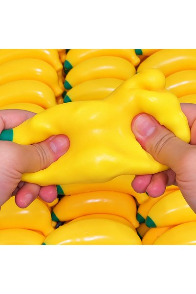 TOYTOPIA Çıtır Muz Sukuşi Oyuncak / Crispy Muz Sukuşi 1 Adet Stres Oyuncağı