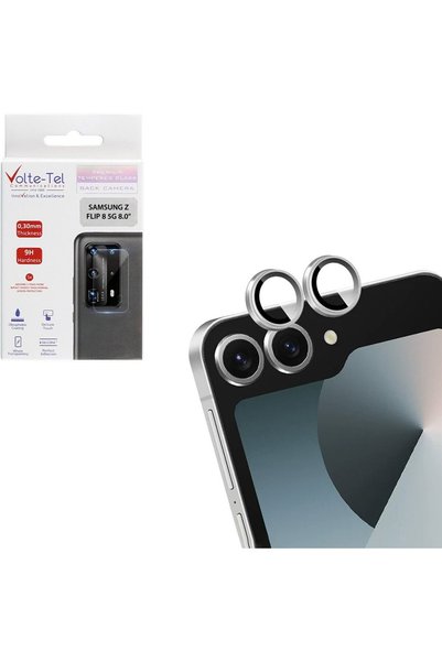 Volte-Tel Κάλυμμα Φακού Κάμερας Samsung Z Flip 8 5G 8.0 ιντσών 9H 0.33 χιλ. Ε...