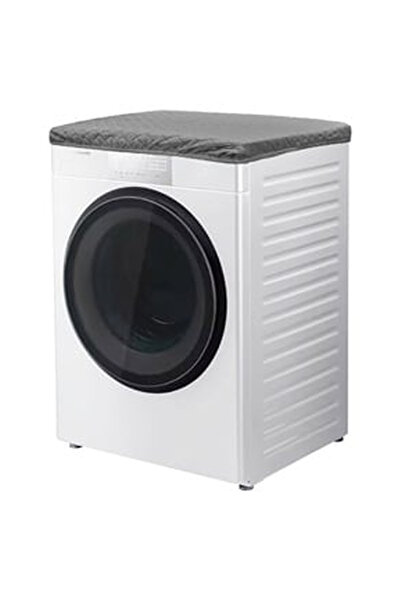 OEM Сив капитониран еластичен калъф за пералня 60x60 см