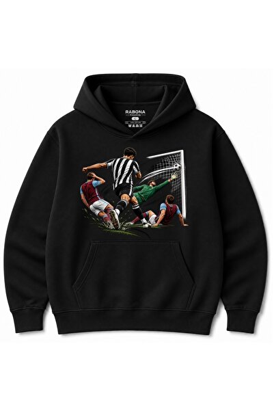 Rabona Fashion Φούτερ με κουκούλα με γραφικό ποδοσφαίρου: Σπάστης Τέλους Ποδο...