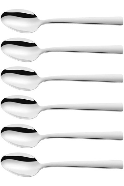 ZWILLING Set of 6 Espresso Spoons, Silver Color, Stainless Steel, Dishwasher-...
