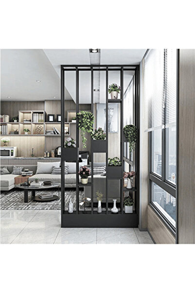 kold concept SPR486 Siyah Metal Seperatör 120x20x250 cm