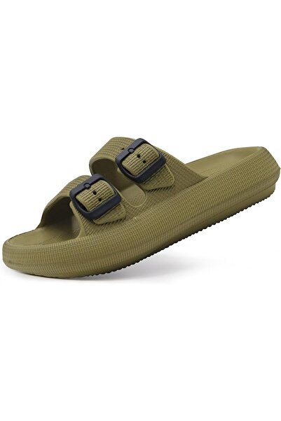 GENERAL Weweya Cloud Slides for Women and Men - Pillow Slippers - Double Buck...