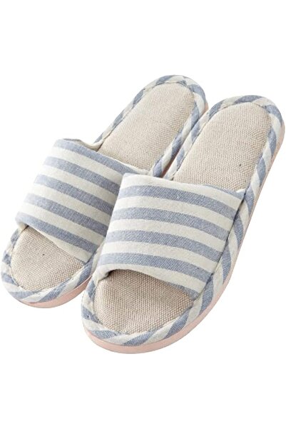 AioTio Anti-Slip Linen Slippers for Indoor Home Use Stylish Comfortable Casua...