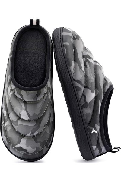 RockDove Men’s Trail-Therm Quilted Memory Foam Slippers for Camping and Indoo...