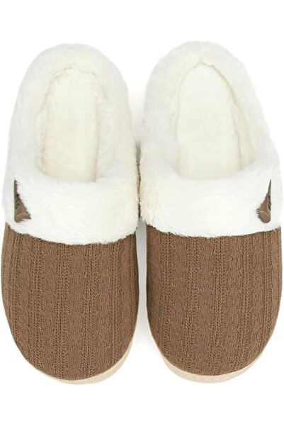 GENERAL NineCiFun Women's Slip on Fuzzy Slippers Memory Foam House Slippers O...