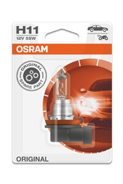 Osram Bec far fază lungă 12 V, H11 55 W, original, blister, 1 bucată, 64211-01B