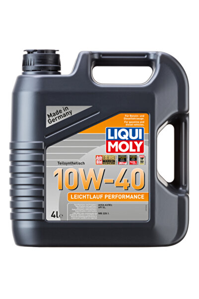 Liqui Moly Ulei motor Leichtlauf Performance 10W40 8998, volum 4 litri, semi ...
