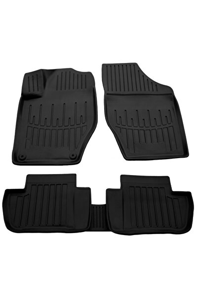 Umbrella Set covorase auto din cauciuc 105972, negru, pentru Peugeot 308 I (T...