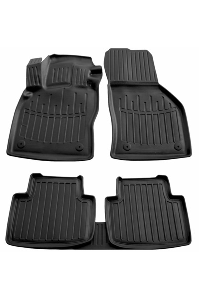 Umbrella Set covorase auto din cauciuc 106005, negru, pentru Skoda Superb III...