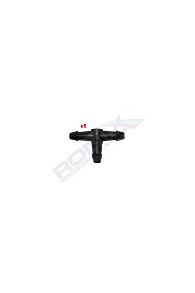 ROMİX Set 5 conectori teu furtun conducte, C70108, universal, diametru 6 mm, ...