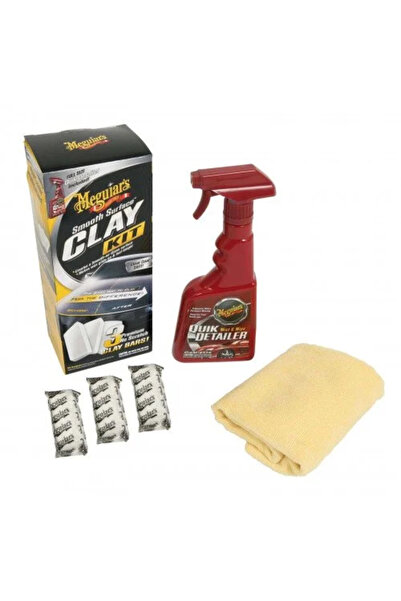 Meguiars Kit argila decontaminare vopsea Smooth Surface Clay G191700MG, argil...
