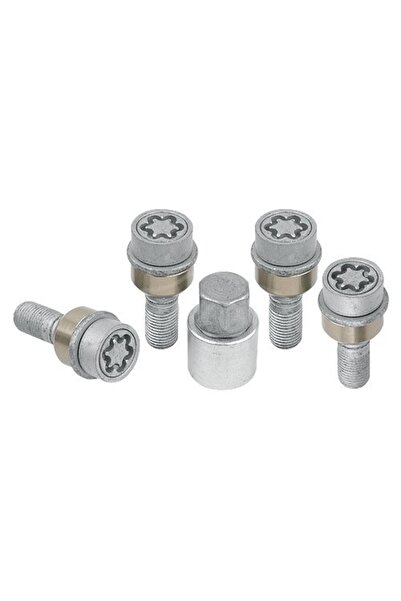 sicustar Set suruburi antifurt roti VN553RAR14, M14 x 1.50 x 53, hexagon, che...