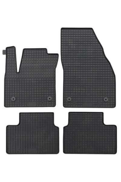 PETEX Set 4 covorase auto din cauciuc 59410PX, negru, pentru Opel Meriva B, 2...
