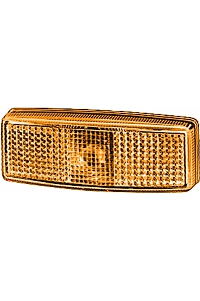 Hella Lumina de pozitie 2PS 006 717-031, 40 x 120 mm, W5W, 5 W, 12 V, portocaliu