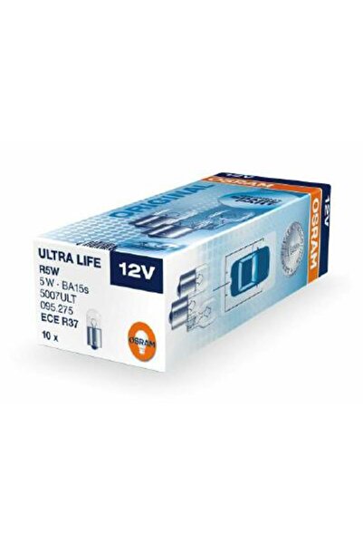 Osram Bec semnalizator 12 V, R5W Ultra Life, set 10 bucati, 5007ULT