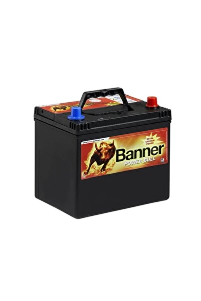 Banner Baterie auto Power Bull P60 69, tensiune 12 V, amperaj 60 Ah, curent p...
