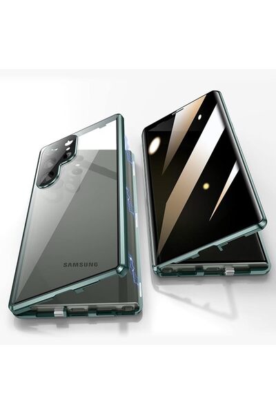 KASTWAVE غطاء مضاد للتجسس لهاتف سامسونج جالاكسي S23 ألترا، غطاء زجاجي مقوى لل...