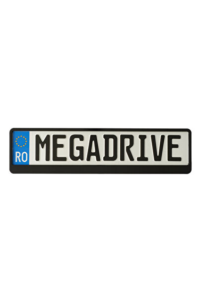 Mega Drive Suport numar inmatriculare 24842, rigleta MD 2, din polipropilena,...
