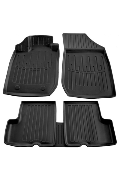 Umbrella Set covorase auto din cauciuc 105914, negru, pentru Dacia Logan MCV,...