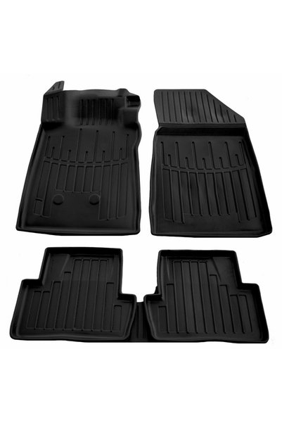 Umbrella Комплект гумени стелки за кола 105976, черни, за Renault Clio III, 2...