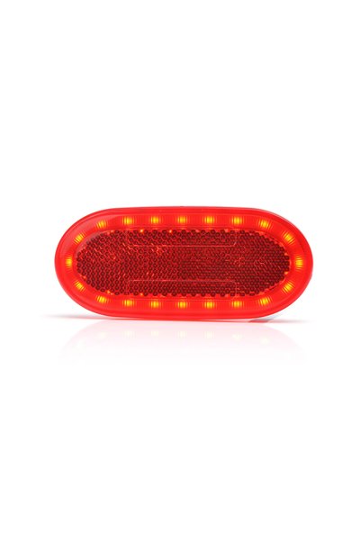 WAS Lampă gabarit LED, 1387 W197, 12V-24V, poziție roșu, 43505
