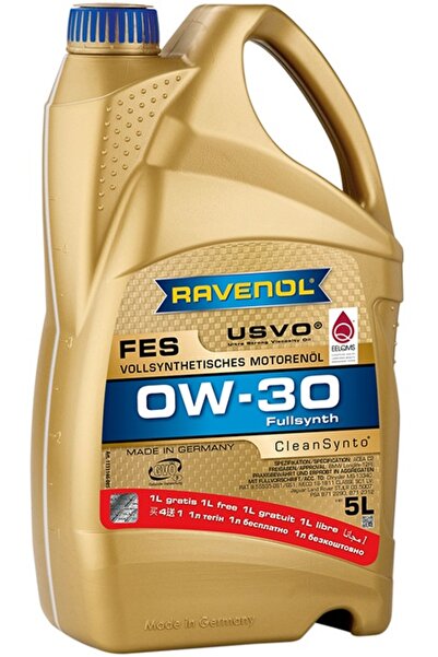 RAVENOL Ulei motor FES USVO 0W30 Promo 1111146-A05, volum 4+1 litri, sintetic
