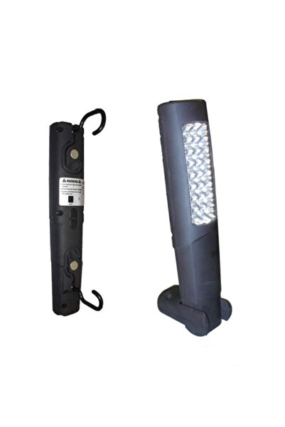 JBM Lampa de lucru portabila 00081, 24+6 LED-uri, dublu magnetica, suport si ...