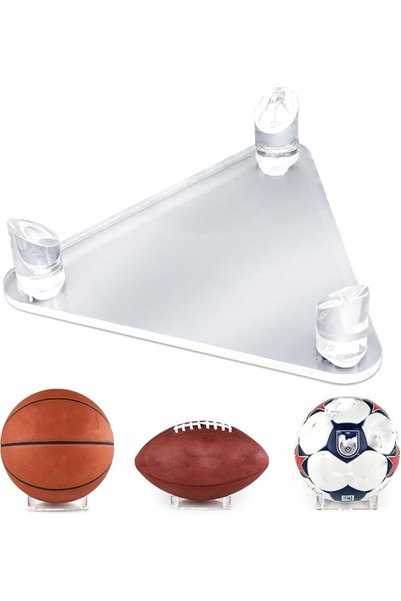 SYOSI Racks Football Display Stand Ball Display Stand Multi-function Ball Sta...