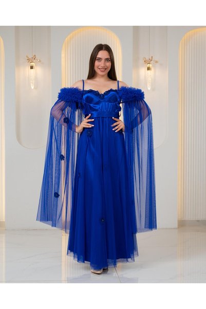 Loviana belle Boxed Long Nightgown with Rose Details