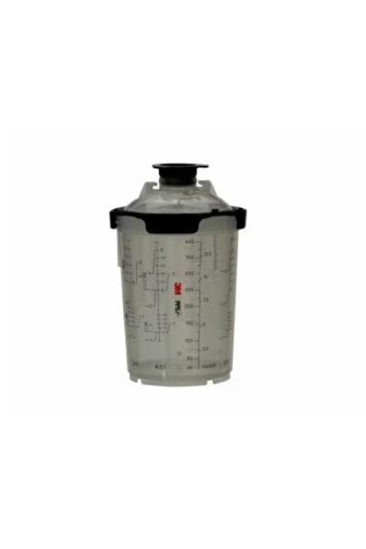 3M Set 50 pahare de vopsea cu capace PPS 2.0 26112, 400 ml, cana mixare, filt...