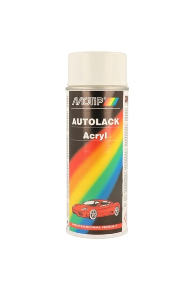 Motip Spray vopsea retus auto KOMPAKT AUTOLACK Acryl 45320, culoare alb-gri G...