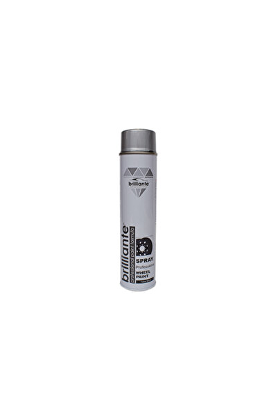 BRILLIANTE Vopsea spray auto pentru jante 05237, argintiu, recipient 600 ml