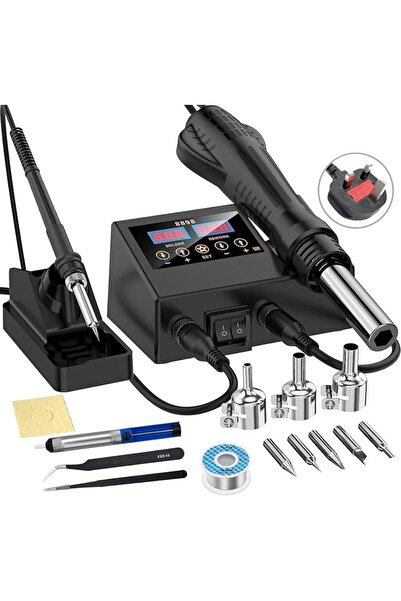 Newentor Soldering iron,iron gun, High Quality Soldering Station Dual screen ...