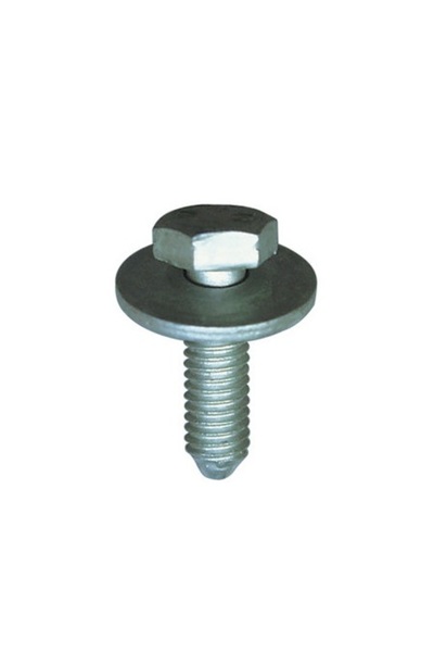 RESTAGRAF Set 15 suruburi auto, cu saibe, A1450, M6-1.00 x 20 mm, hexagonal, ...