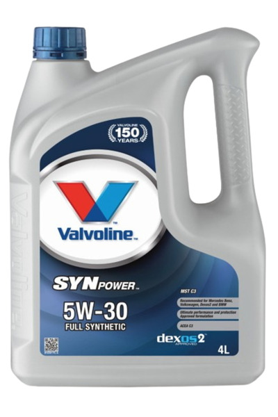 Valvoline Ulei de motor SYNPOWER MST C3 5W30 V530SPMSTC3/4, volum 4 litri, si...