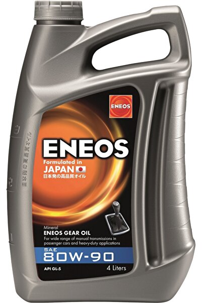 ENEOS Ulei transmisie manuala GEAR OIL 80W90 E.GEAR80W90/4, volum 4 litri, mineral