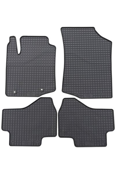 PETEX Set 4 covorase auto din cauciuc 24911PX, negru, pentru Peugeot 108, 07....